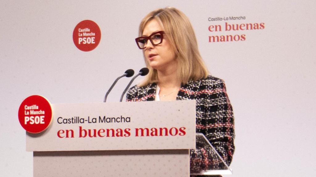 Ana Isabel Abengózar, portavoz del Grupo Socialista en las Cortes de Castilla-La Mancha.