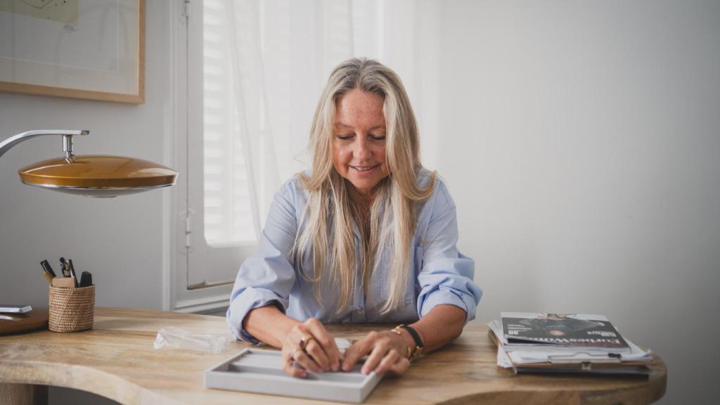 María Moro, fundadora y diseñadora de Oona, en su estudio.