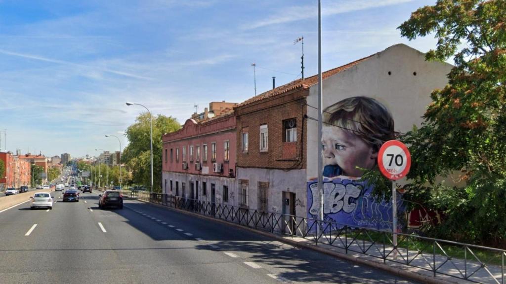 Bloques del Paseo de Extremadura afectados por el derribo.