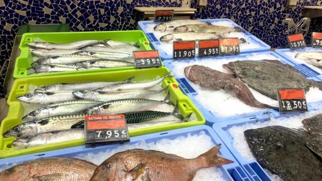 La sección de pescadería de Mercadona.