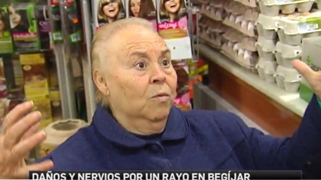 Antonia durante su intervención.