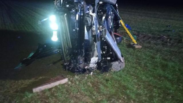 Imagen del accidente en la VA-140