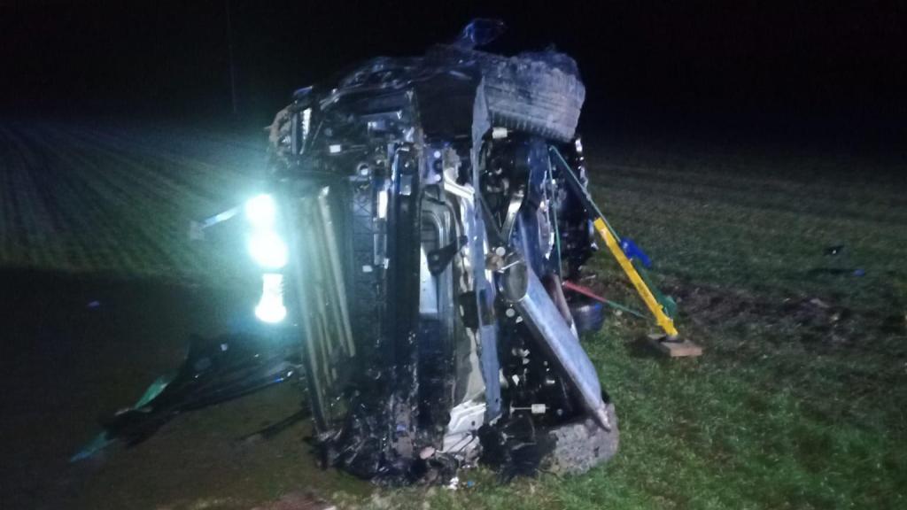 Imagen del accidente en la VA-140