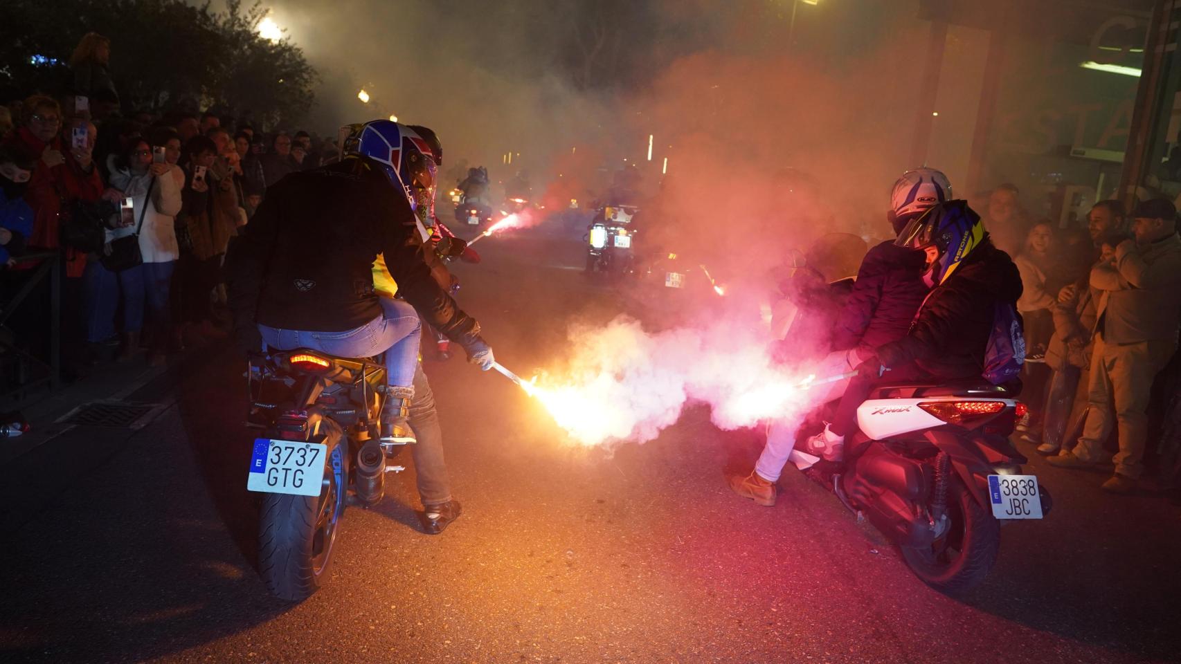 Desfile de antorchas en Valladolid