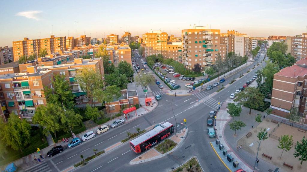 Atardecer en Fuenlabrada.