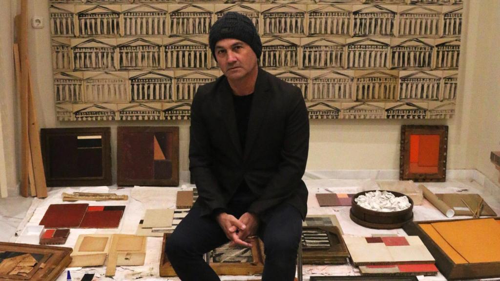 El artista Pedro Zamora.