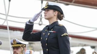 La Princesa, momentos antes de zarpar.