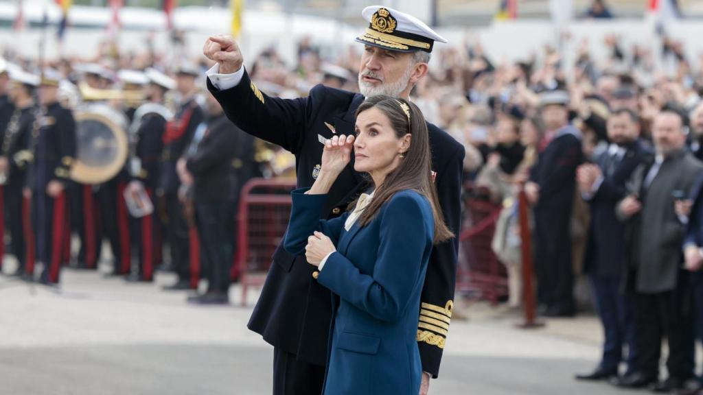 Letizia no ha podido contener las lágrimas.