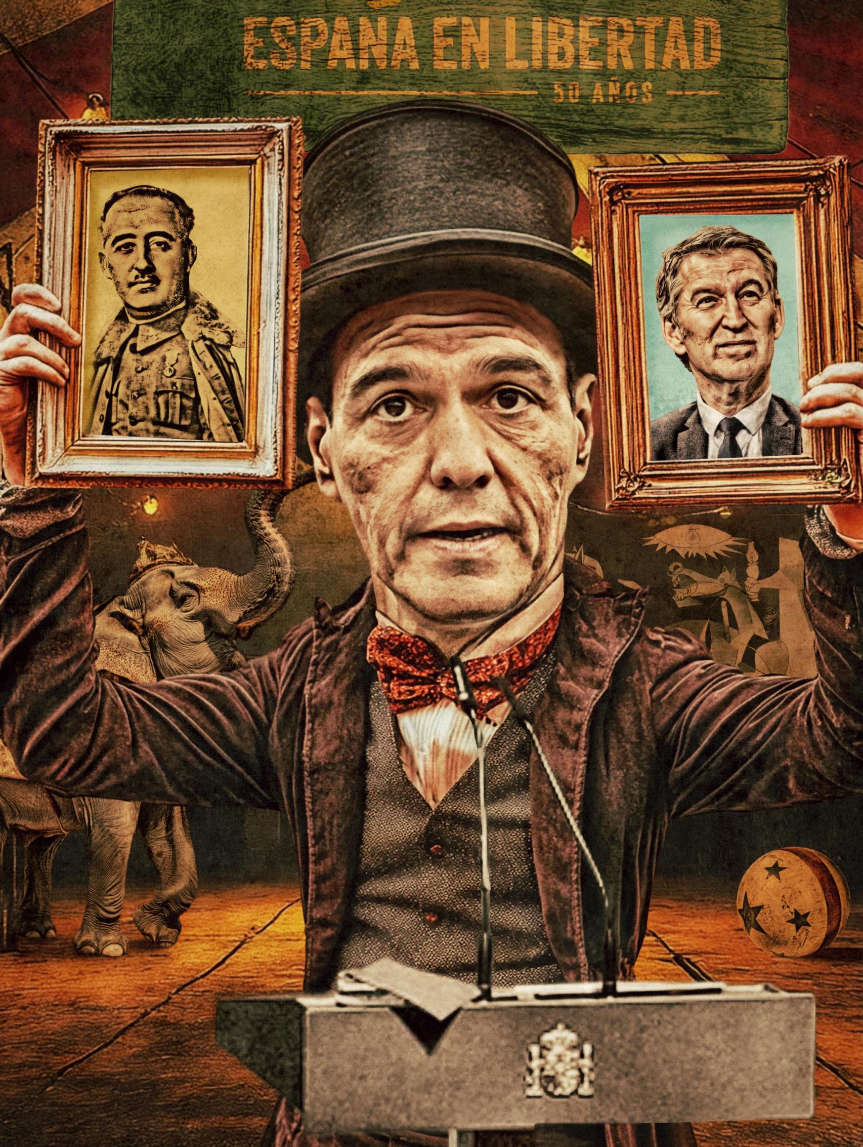 No es contra Franco, es contra Feijóo