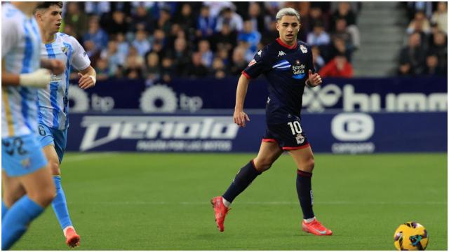 Yeremay completó un gran partido ante el Málaga