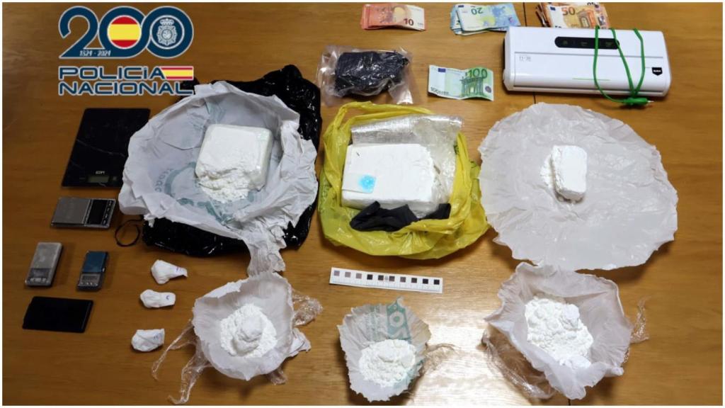 Material incautado a la organización criminal de Santiago