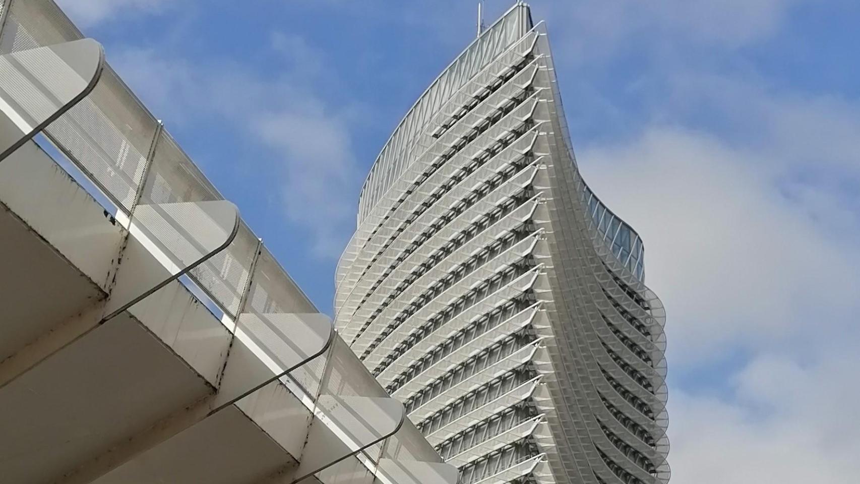 La Torre del Agua, desde el exterior.