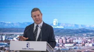 Emiliano García-Page, en una imagen de este viernes en Talavera de la Reina.