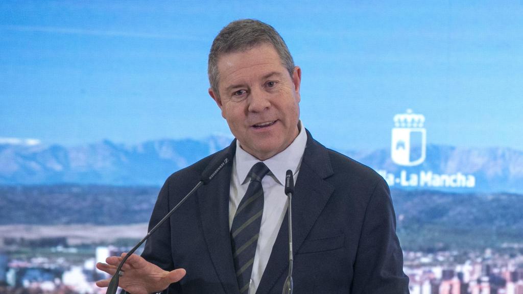 Emiliano García-Page, en una imagen de este viernes en Talavera de la Reina.