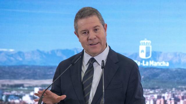 Emiliano García-Page, en una imagen de este viernes en Talavera de la Reina.