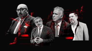 Koldo García, Román Rodríguez (exconsejero de Hacienda y exvicepresidente de Canarias), Ángel Víctor Torres (ministro y expresidente de Canarias) y el constructor José Ruz.