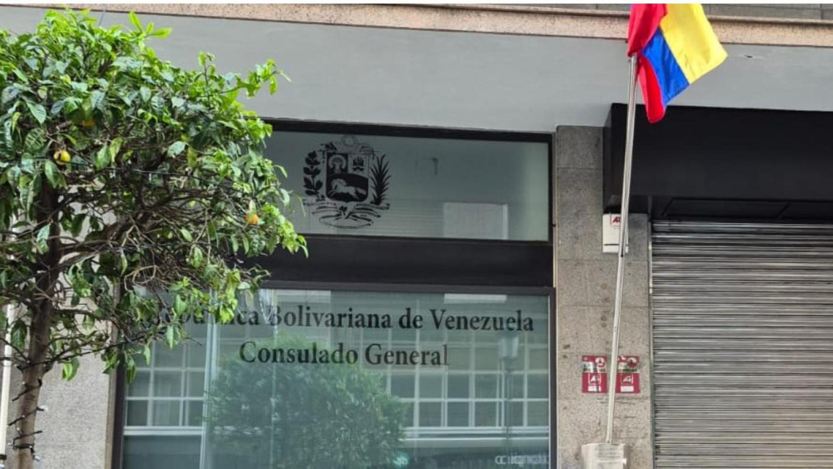 Sede del Consulado de Venezuela en Vigo este domingo