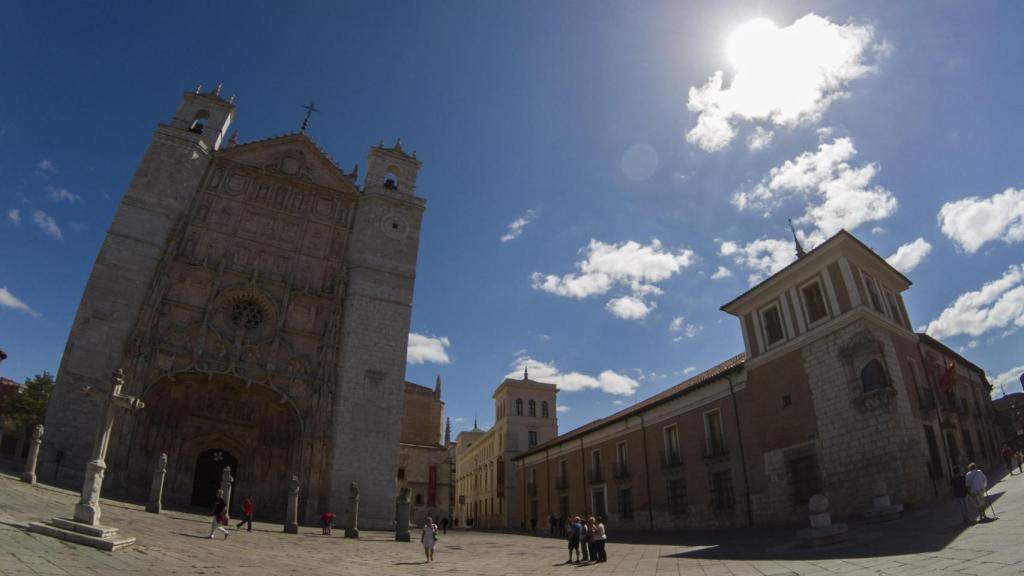 La iglesia de San Pablo y el Palacio de Pimentel de Valladolid