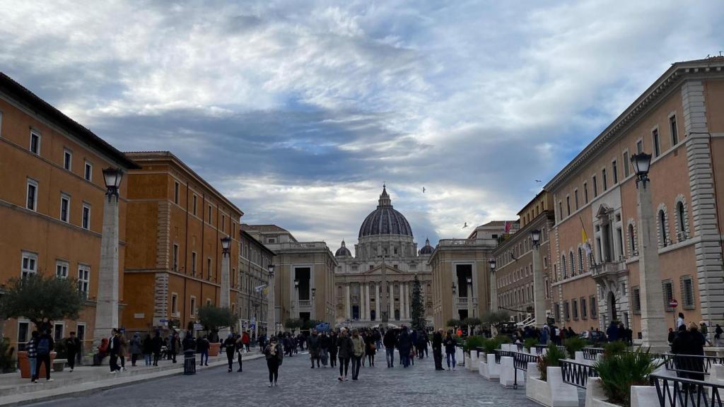 El Vaticano sin andamios, enero 2025.