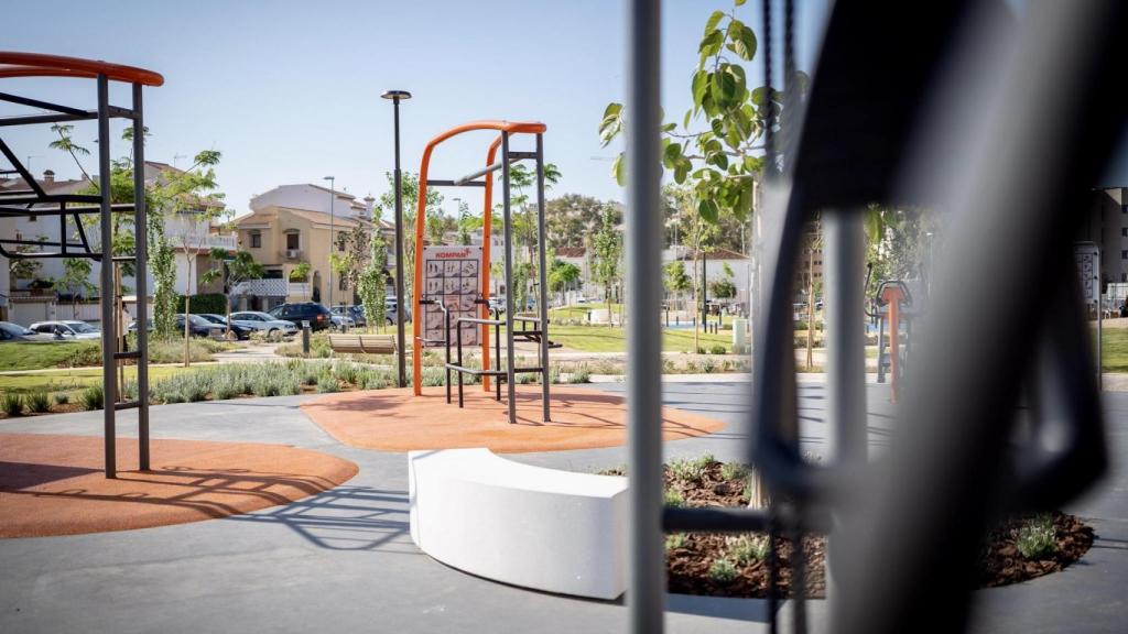 Parque cardiosaludable en Teatinos.