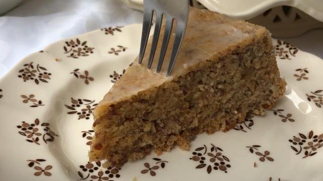 Imagen de una tortada de almendra. Saboreanda