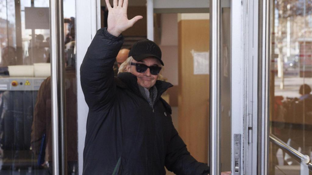 El productor musical Nacho Cano a su llegada a los juzgados de Plaza de Castilla.