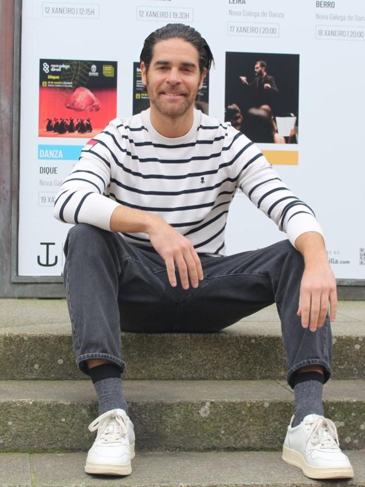 Adrián Castiñeiras, en A Coruña.