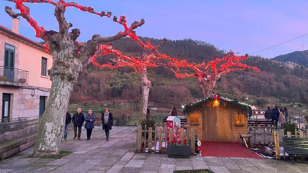 Caseta de Papá Noel en Ribadavia