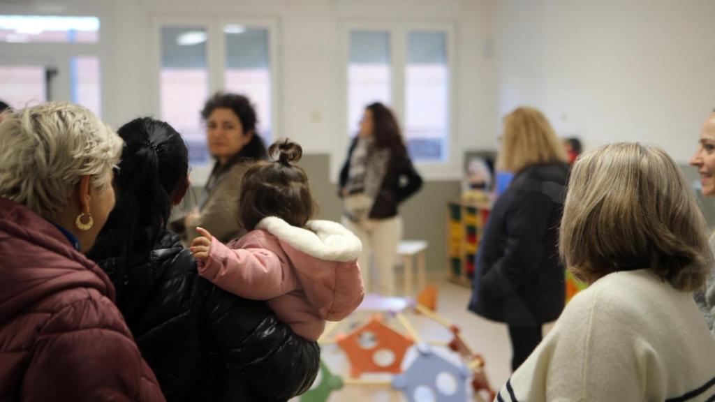 Algunos usuarios y familiares.