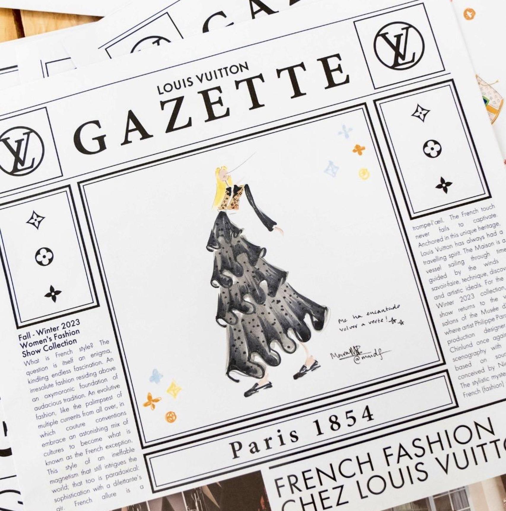 Una de las ilustraciones de la abulense para Louis Vuitton