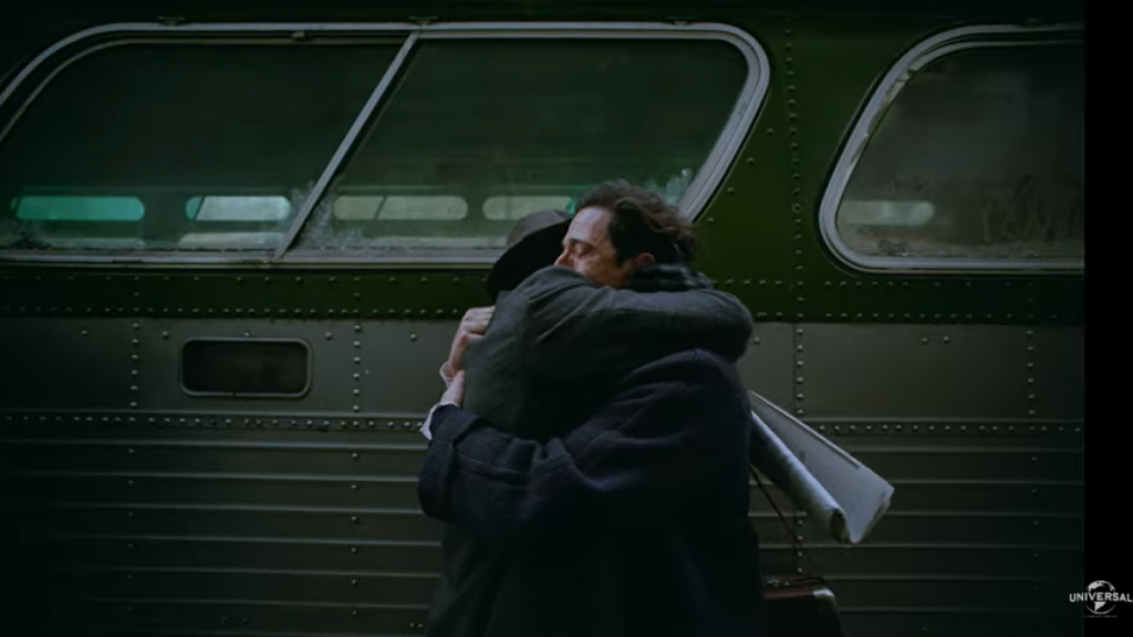 Una escena de 'The Brutalist'.