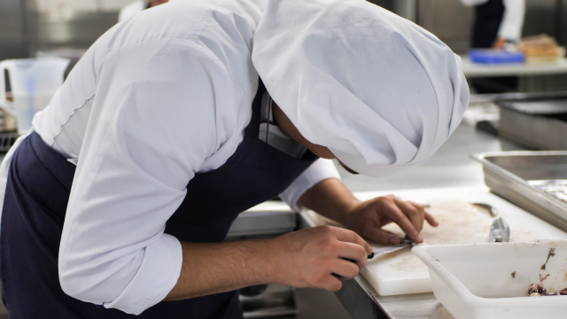 Imagen de un alumno de la Escuela de Profesionales de Alcazarén