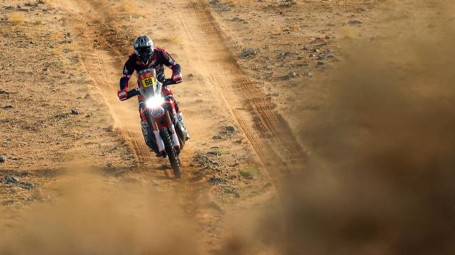 Tosha Schareina, en el Rally Dakar 2025