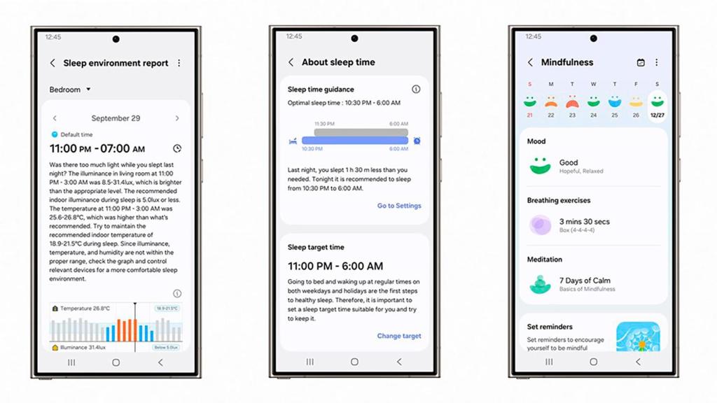 Samsung Health con el Galaxy Ring