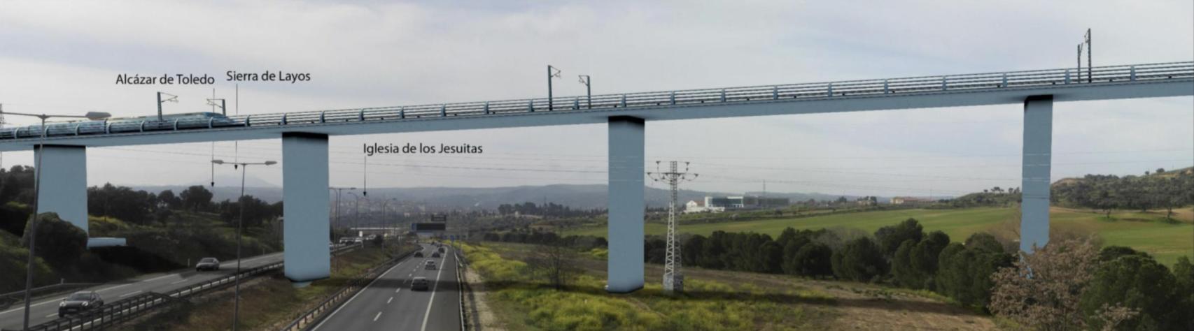 Los informes señalan que el viaducto sobre la A-42 recogido en la alterantiva 'Toledo Exterior' “tapará parcialmente la vista de la colina del Casco histórico, en la aproximación desde Madrid”.