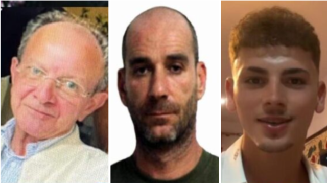 Los tres fugitivos arrestados por la Policía.