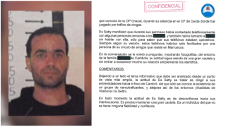 El imán de Ripoll y un fragmento del informe.