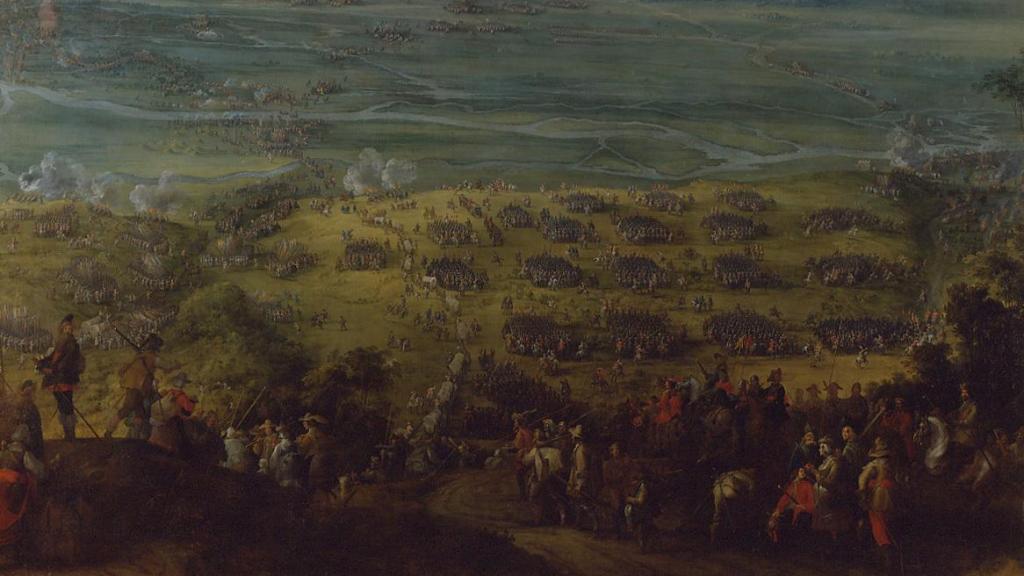 Peter Snayers, 1636: 'Travesía del Somme'.