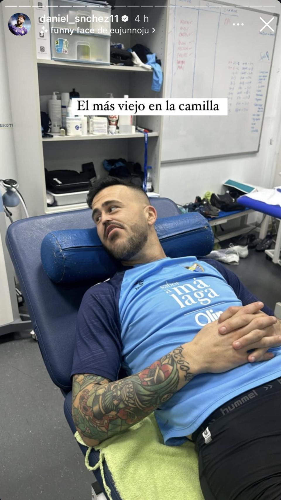 Dioni, jugador del Málaga CF