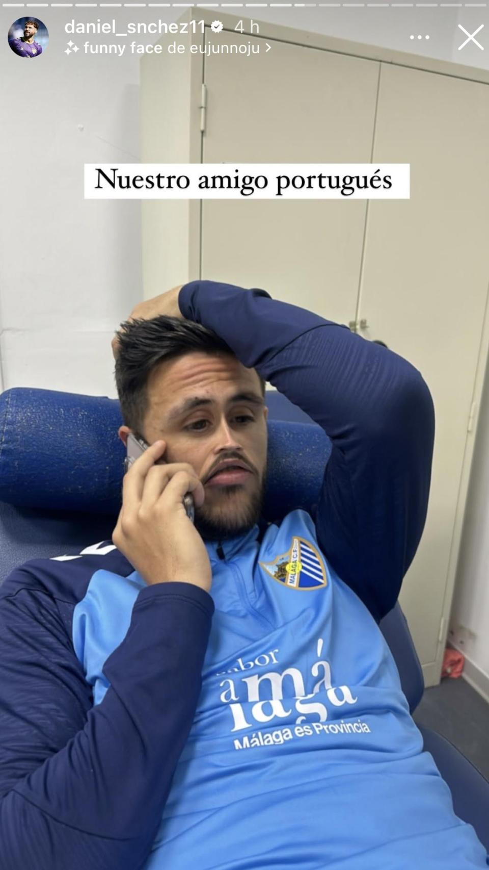 Nelson Monte, jugador del Málaga CF