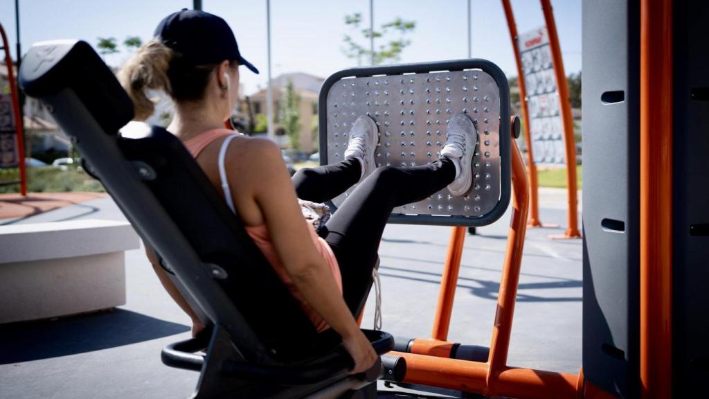 Parque work out en Málaga.
