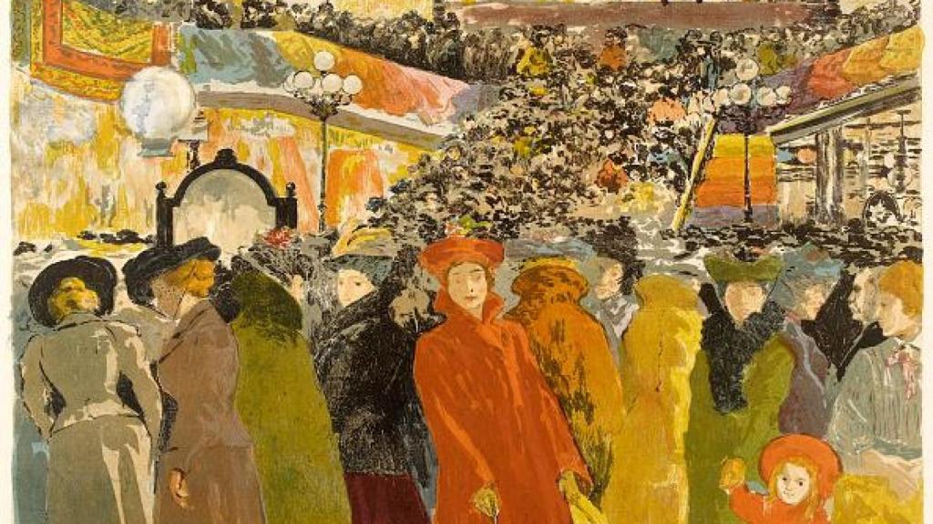 Obra 'Le Bon Marché', de Alexandre Lunois (1902).