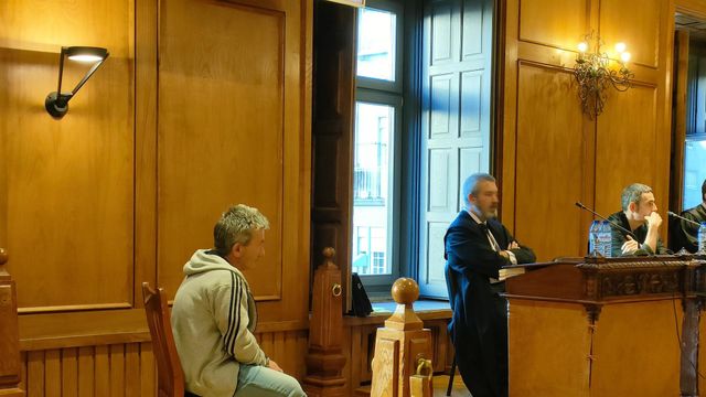 Imagen de archivo del acusado del crimen de Tirán (Moaña), mientras escucha el veredicto del jurado