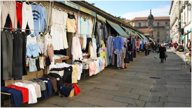 Imagen de archivo de un mercadillo