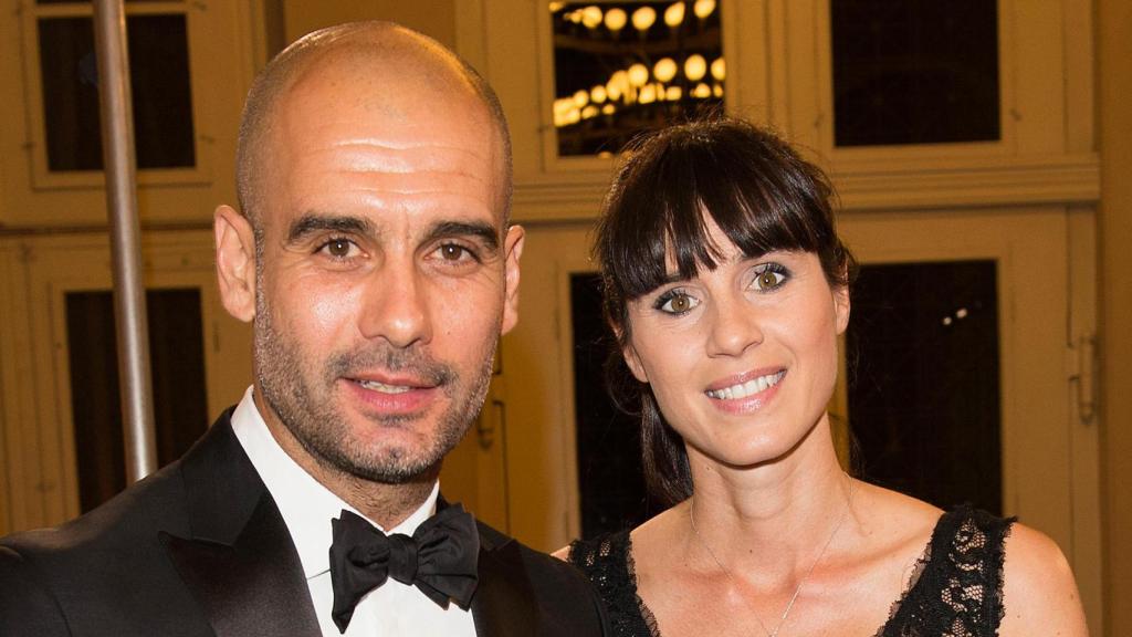 Pep Guardiola y Cristina Serra, en una imagen de archivo.