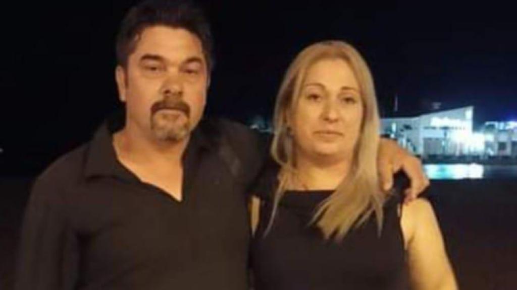 Una imagen de César y su mujer, Antonia.