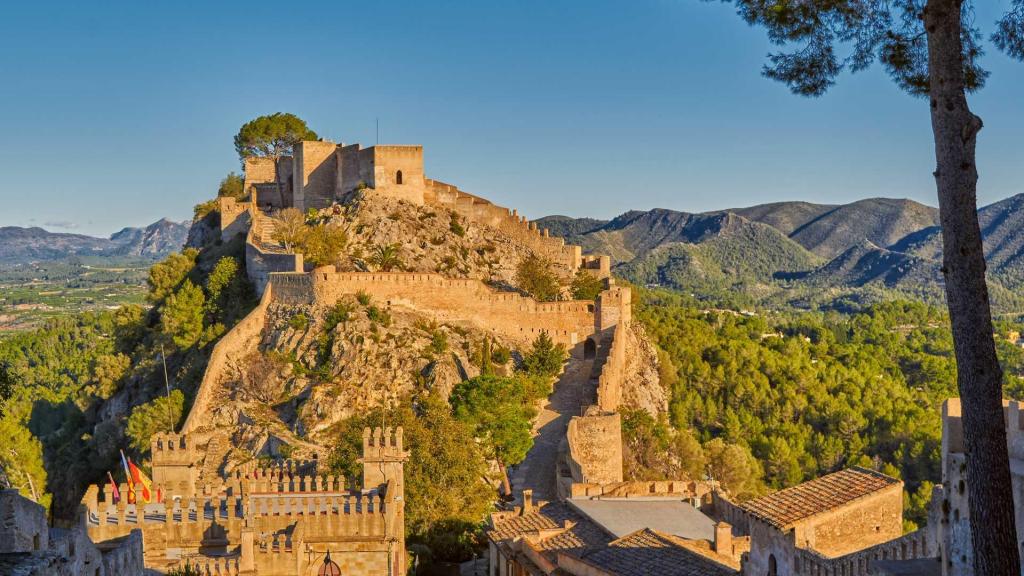 Imagen del castillo de Xàtiva. Turisme CV