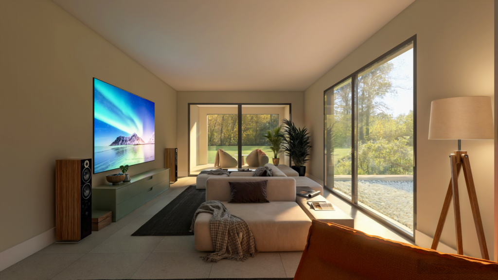 Interior de la casa CUBE 350