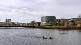 Vista del Pazo da Cultura de Pontevedra, donde se celebrará la gala de los Premios Feroz.