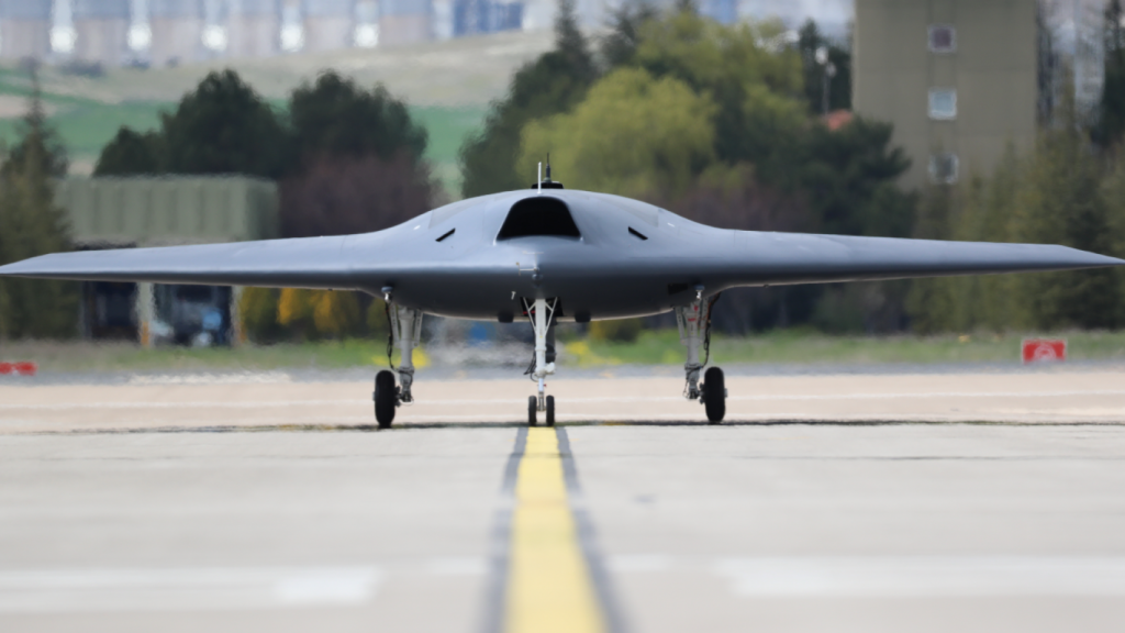 Vista frontal del ANKA 3